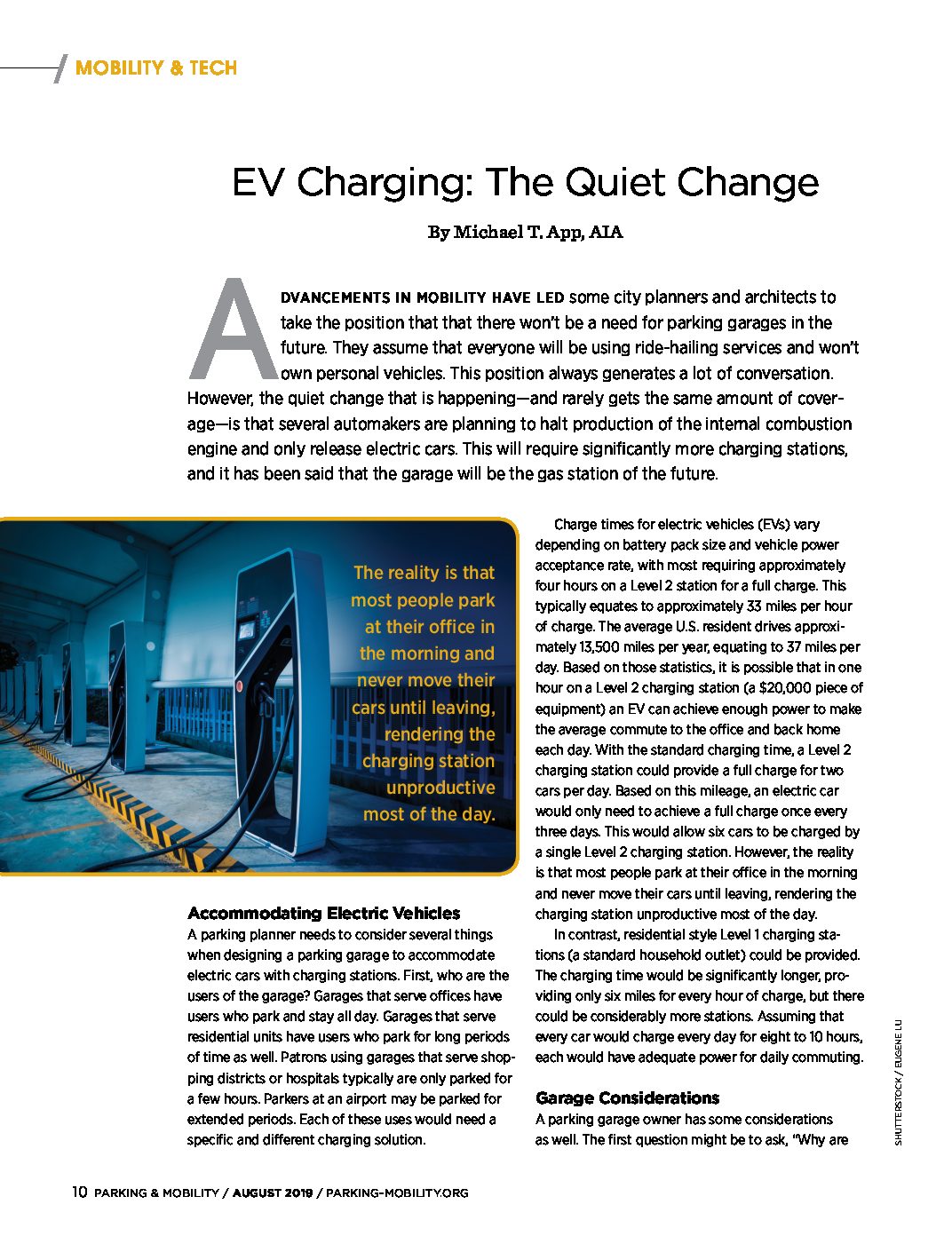EV Charging: The Quiet Change
